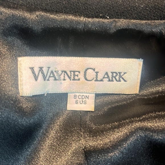 Wayne Clark Vintage Red and Black Wool Blazer - Picture 14 of 16